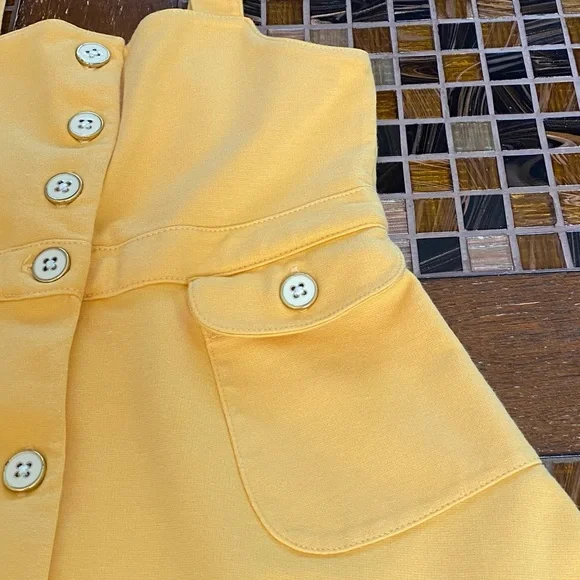 Janie and Jack Button Ponte Dress - Picture 5 of 7